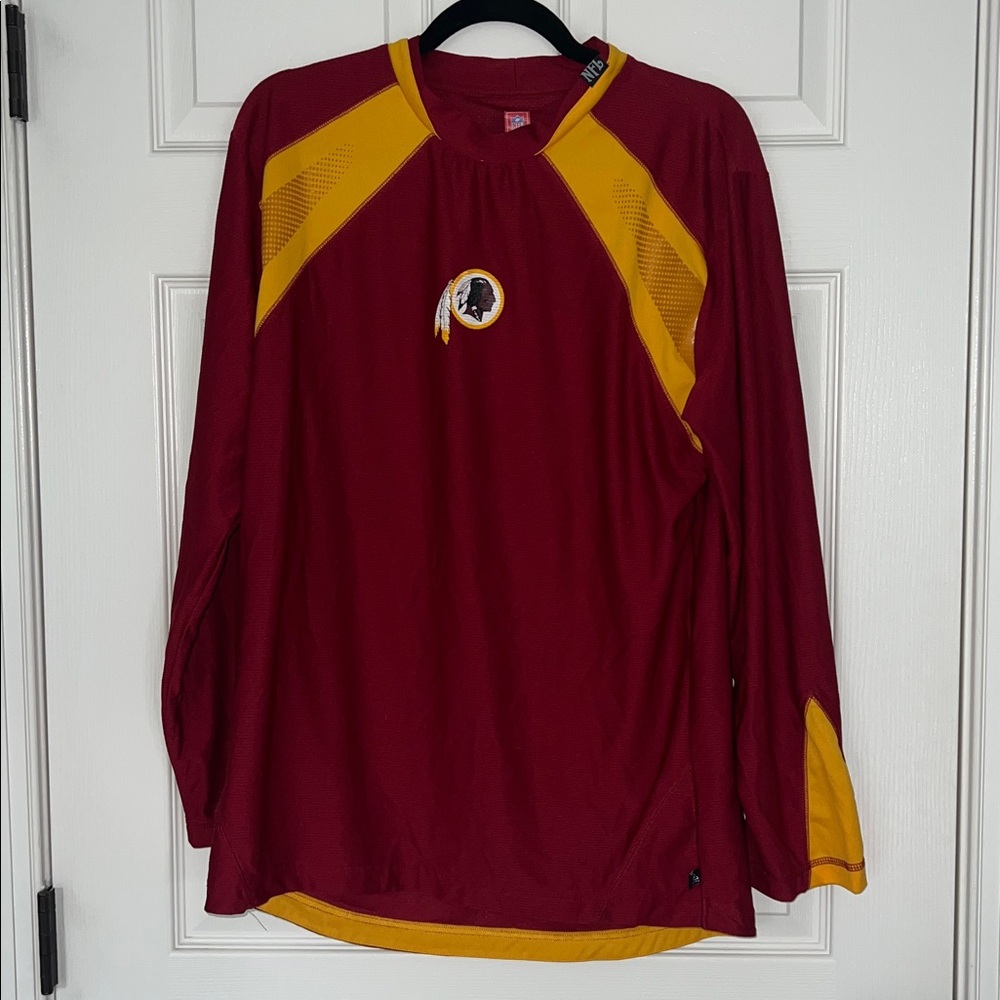 NFL Burgundy and Gold Long Sleeve Shirt